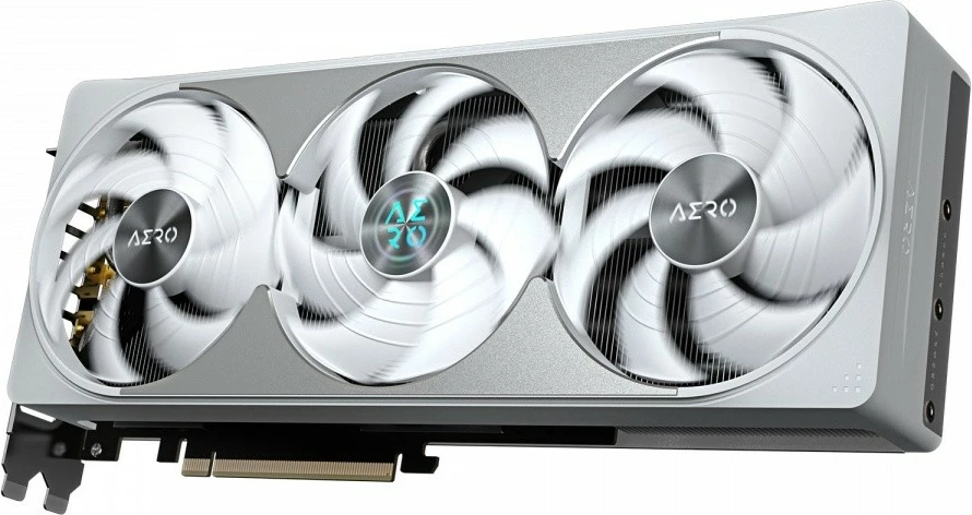 Grafična kartica Gigabyte GeForce RTX 5080 AERO OC SFF 16G, 16 GB, bela