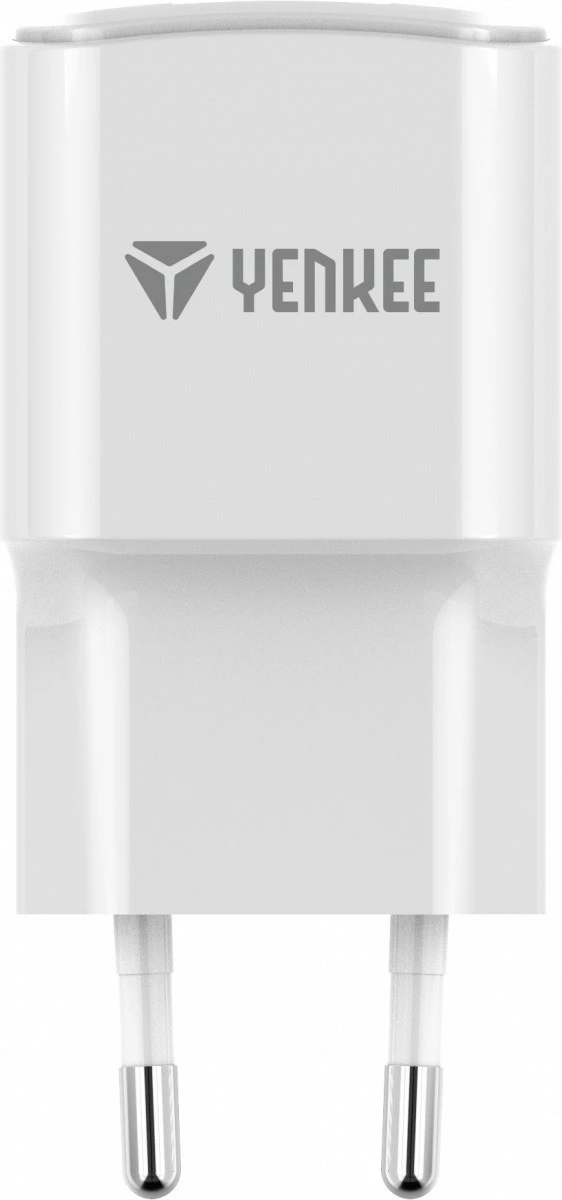 Hitri polnilec za vtičnico YENKEE YAC 2023WH, USB A, 18W, Quick Charge 3.0, bel