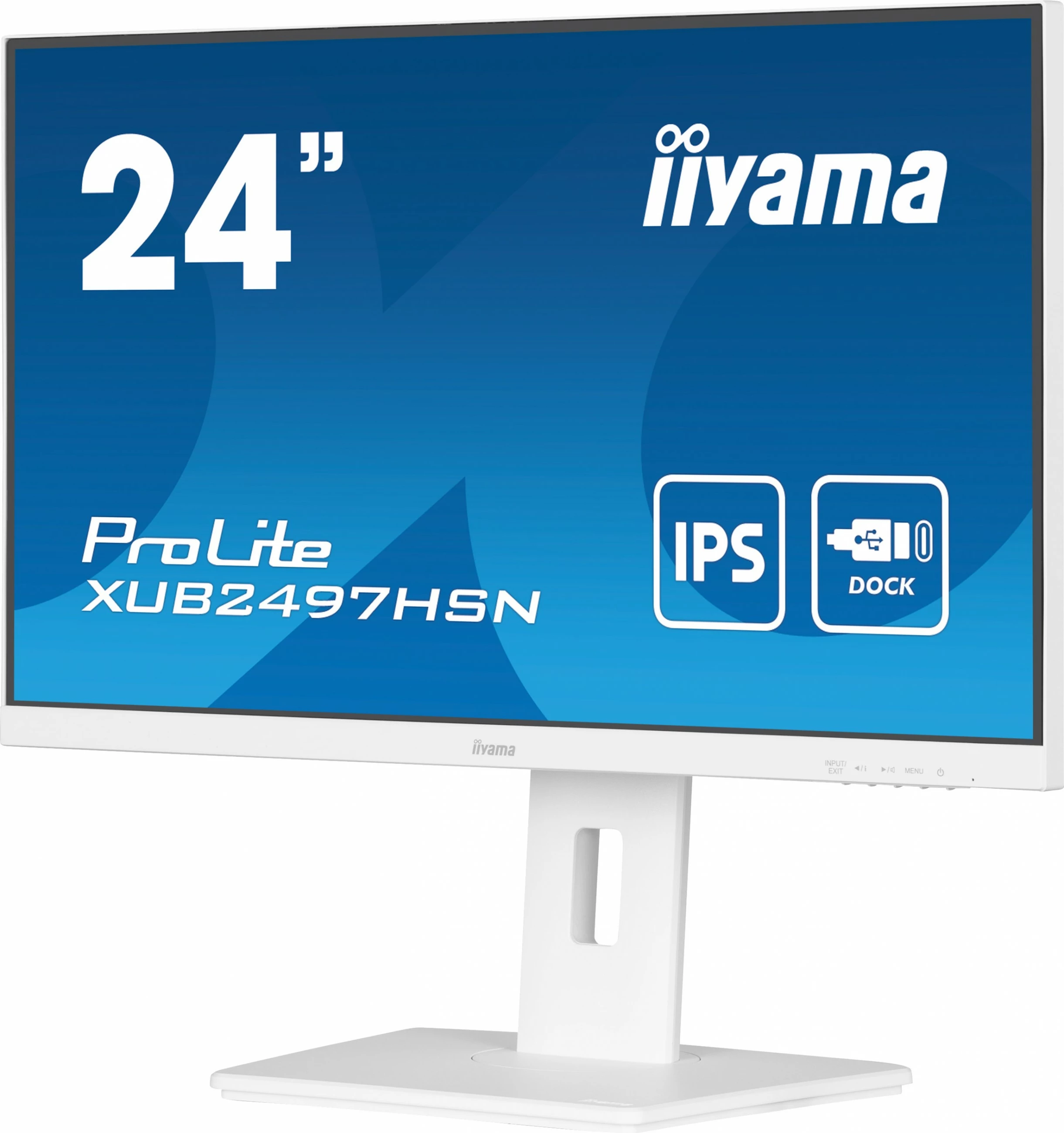 Monitor 23,8" Full HD LED, 1 ms, bel - iiyama ProLite XUB2497HSN-W2