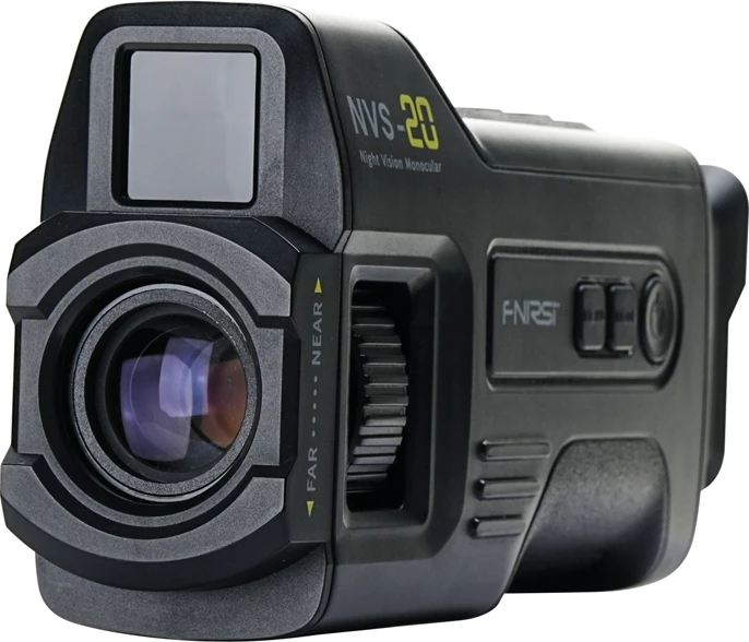 Digitalni nočni monokular, FNIRSI NVS-20, 4K snemanje, 36 MP fotografije, 6x povečava, IR 850 nm, zaslon 1,54", pomnilnik 32GB, baterija 18650