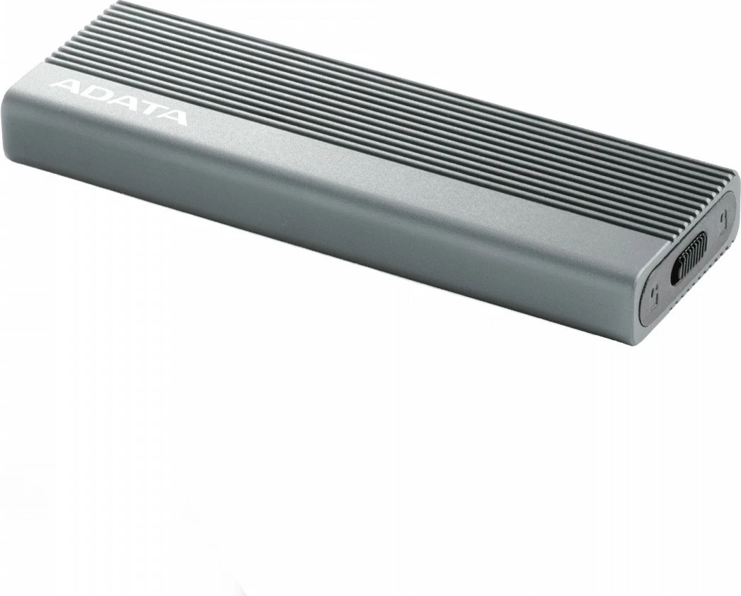 Zunanje računalniško ohišje za SSD Adata EC680, M.2, USB 3.2 Type-C, sivo