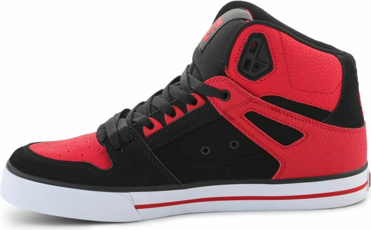 Visoke čevlje za moške DC, črno-rdeče
