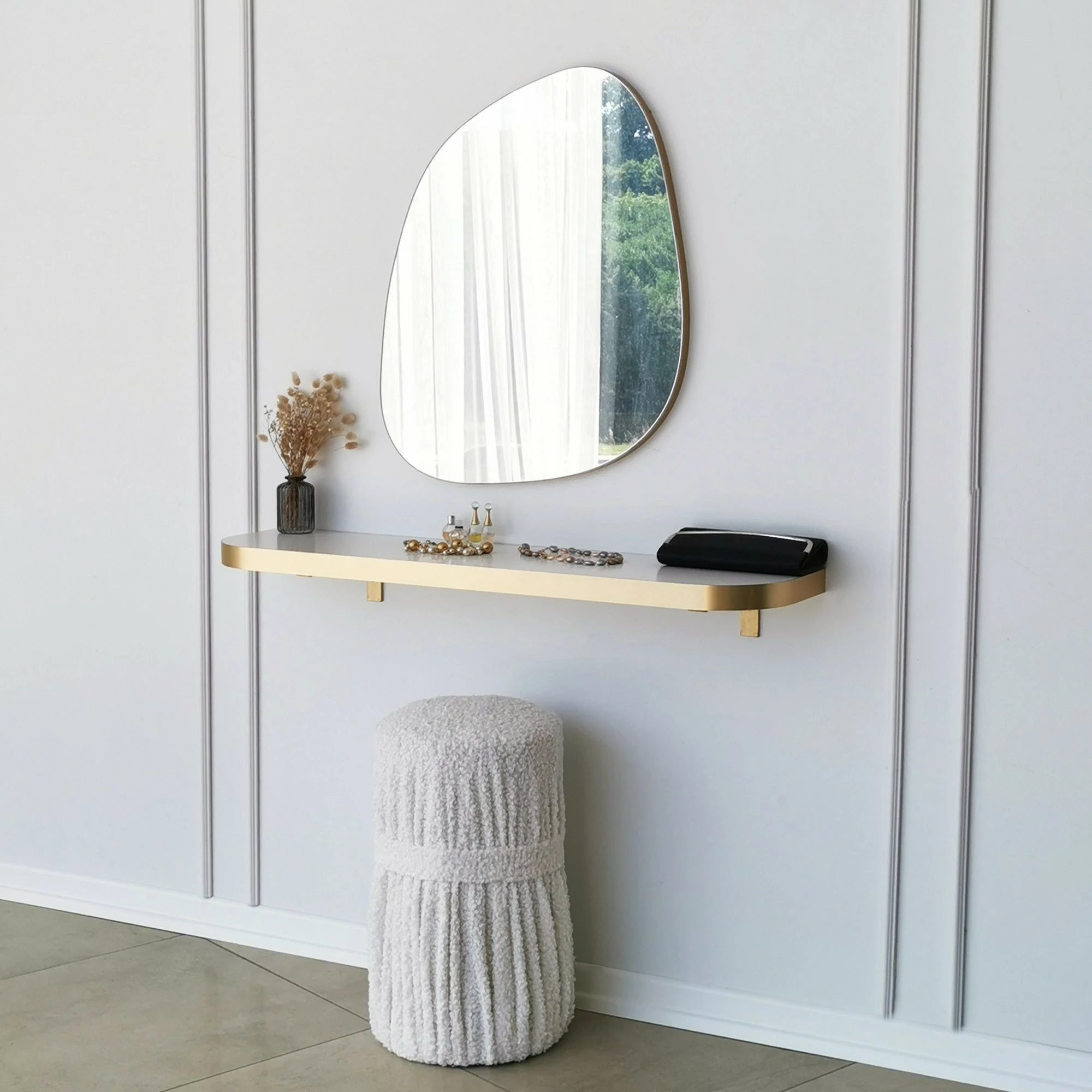 Ogledalo zlate barve Hanah Home Soho