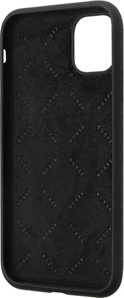 Ovitek za iPhone 11/XR, silikon, črn — Guess GUHCN614DGPK