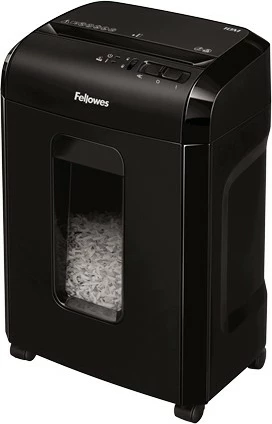 Mikro-rezalnik Fellowes Powershred 10M, 19 L, črn