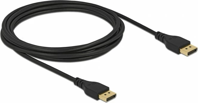 Kabel DisplayPort 2 m, 8K, brez zaskočke, črn DeLOCK