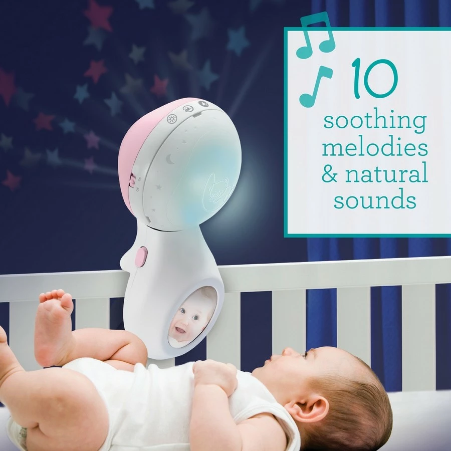 Glasbeni karusel 3-v-1 za dojenčke, Infantino B-kids 150302050, praškasto rožnata