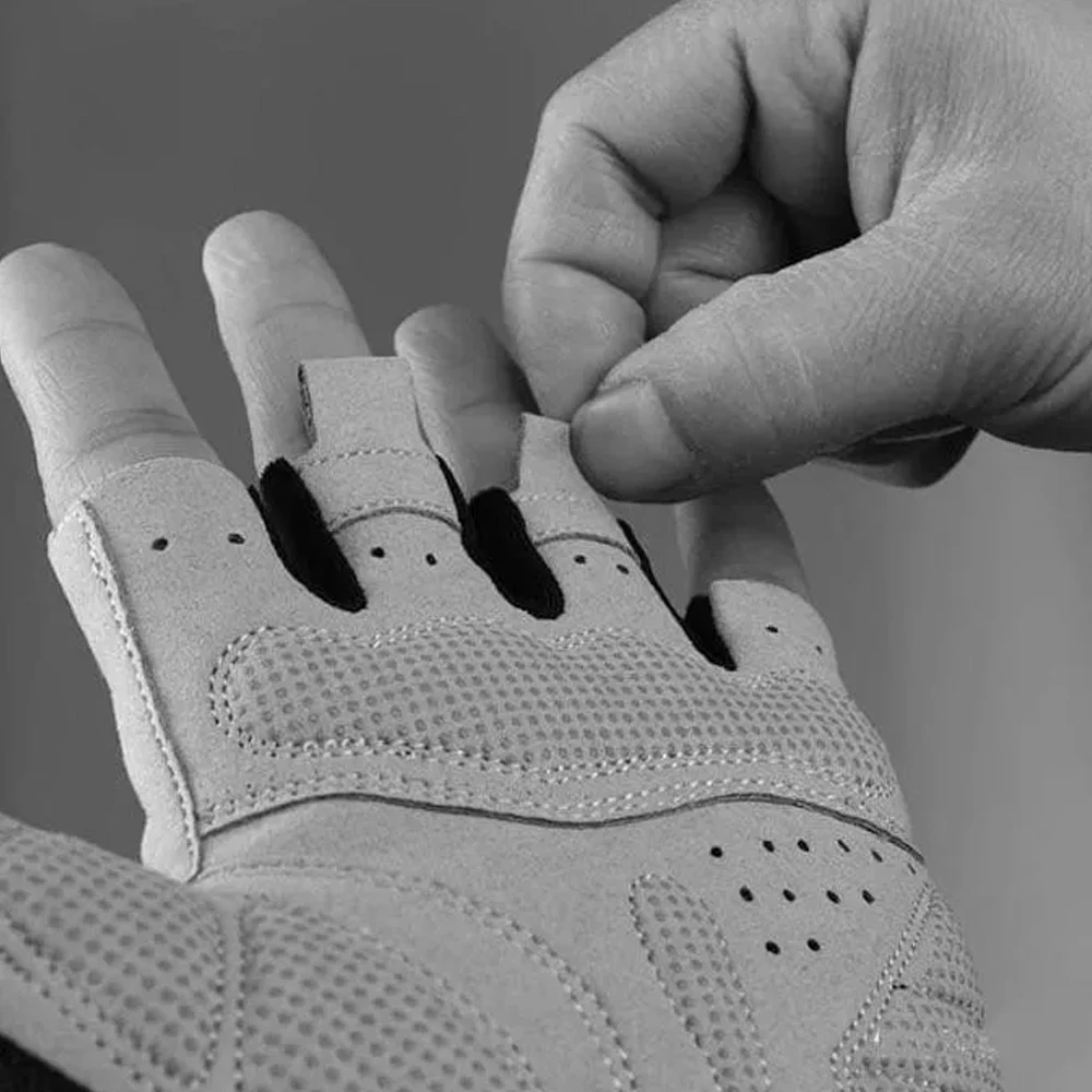 Dlančne rokavice za kolesarjenje Rockbros S109GR, L, siva