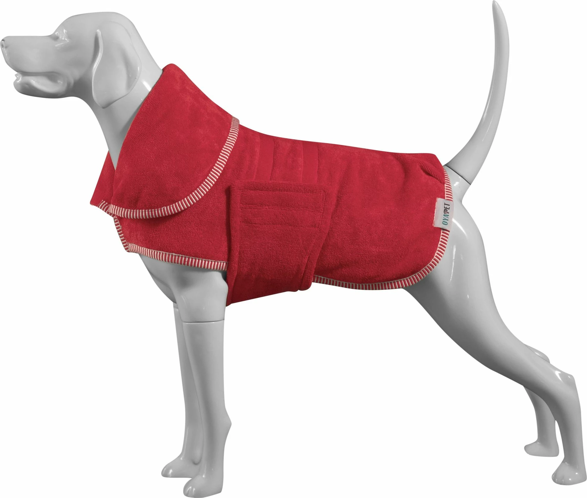 Kopalni plašč za psa, rdeč, Paws & Whiskers Drygown, 2XL