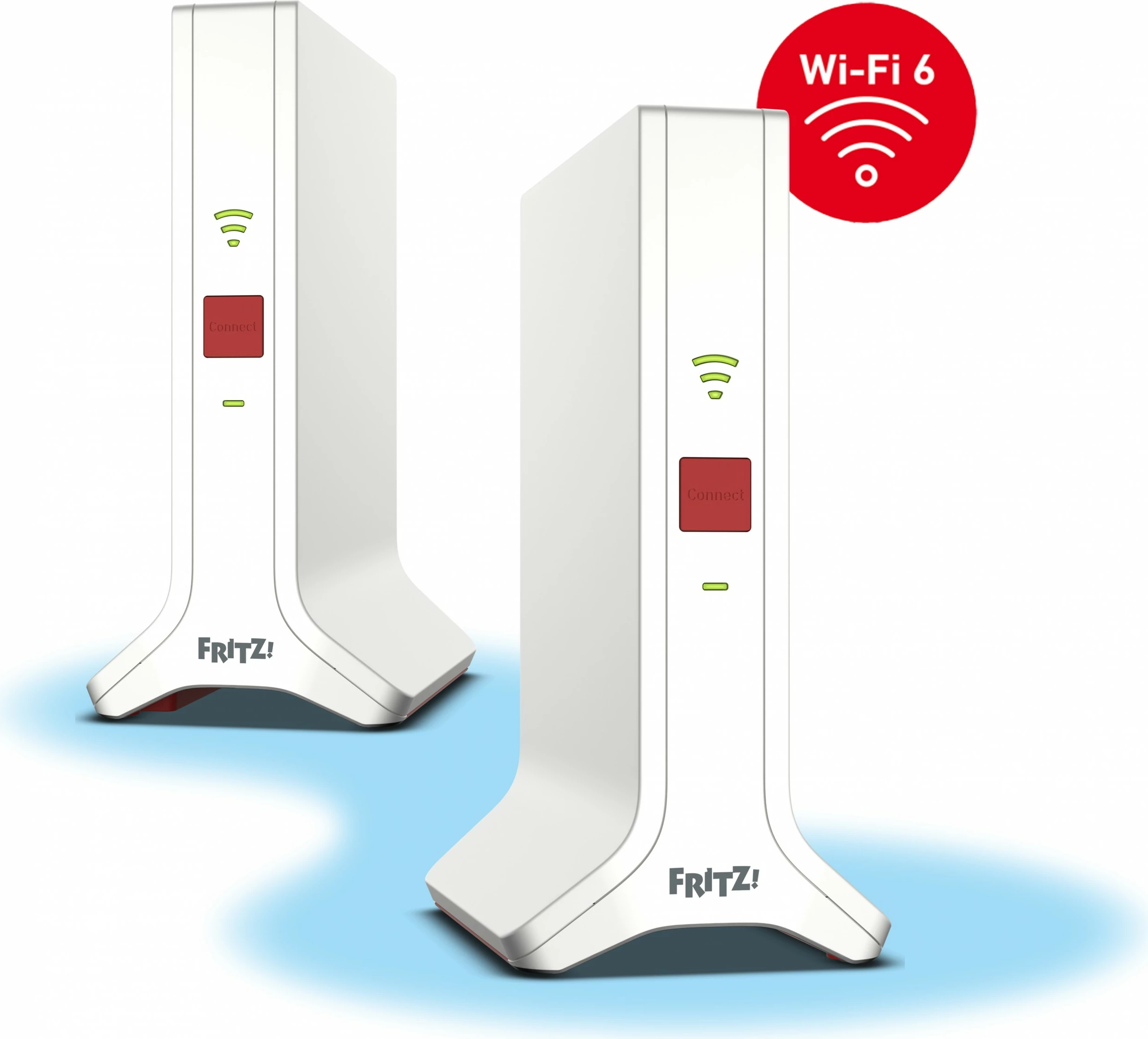 Mesh komplet z Wi‑Fi 6, 2x omrežni ponavljalnik, AVM FRITZ! 4200, bel