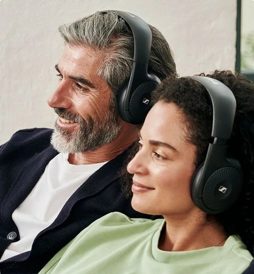 Slušalke Sennheiser RS 120-W, črne