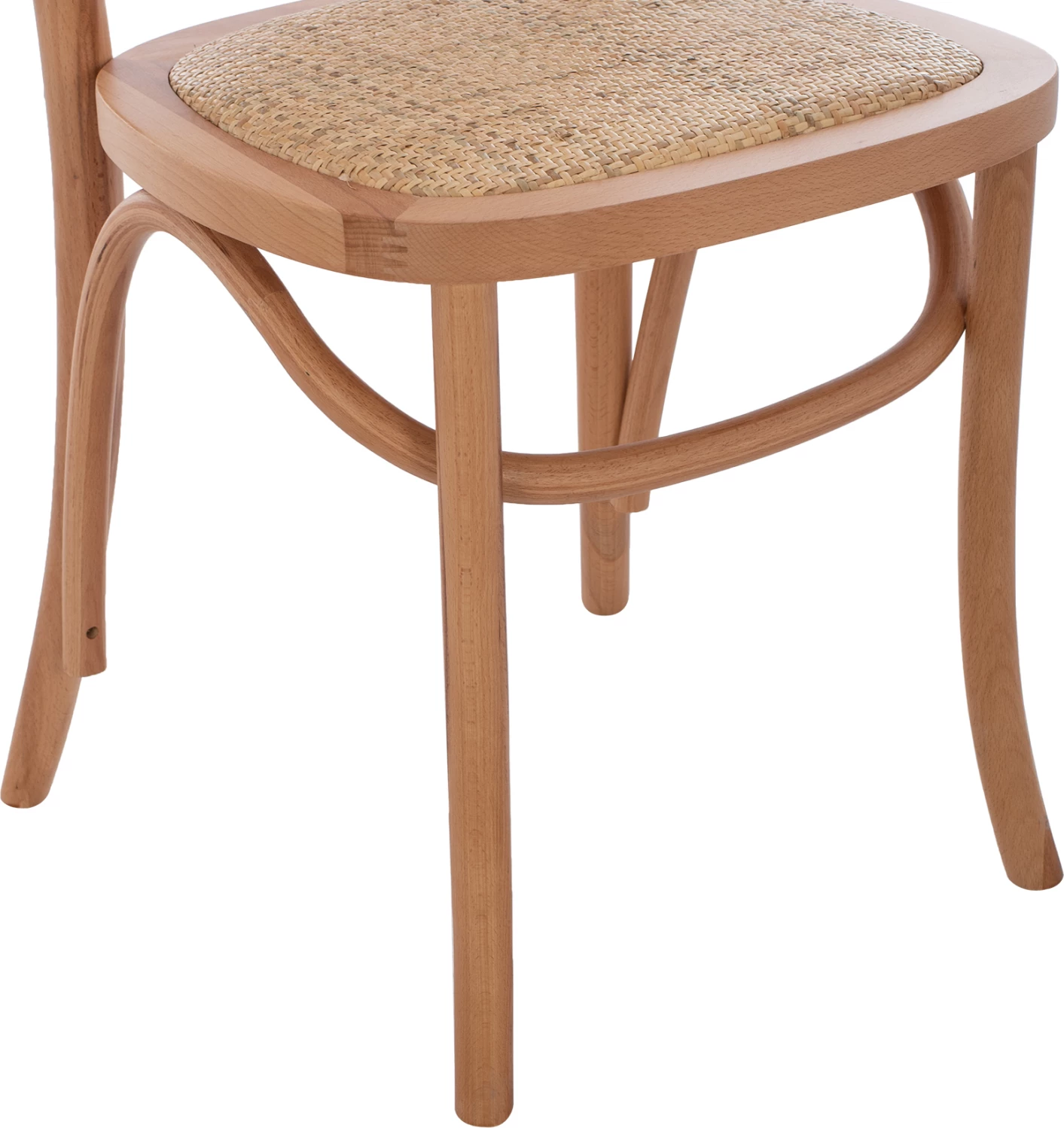 Profesionalni stol SLOAN iz bukovega lesa z perforiranim naslonom FH8915.21 naravni 45x48x88Hcm
