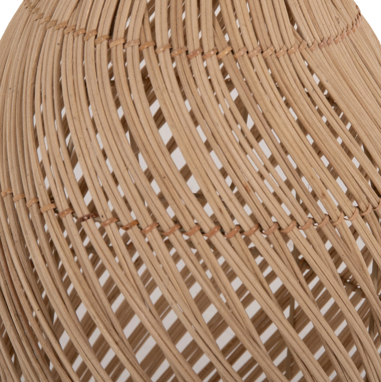 Stropna viseča svetilka FH7884 naravni ratan v naravni barvi Φ28x163.5Hcm