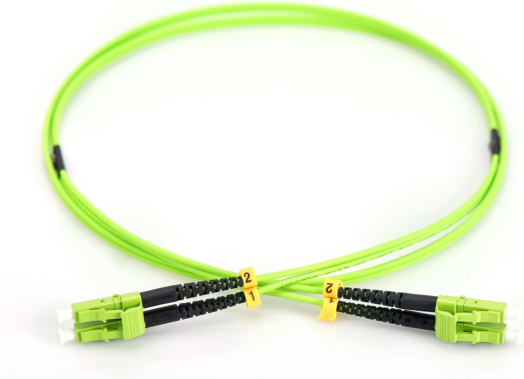 Optični kabel LC/LC OM5 1 m, zelen Digitus