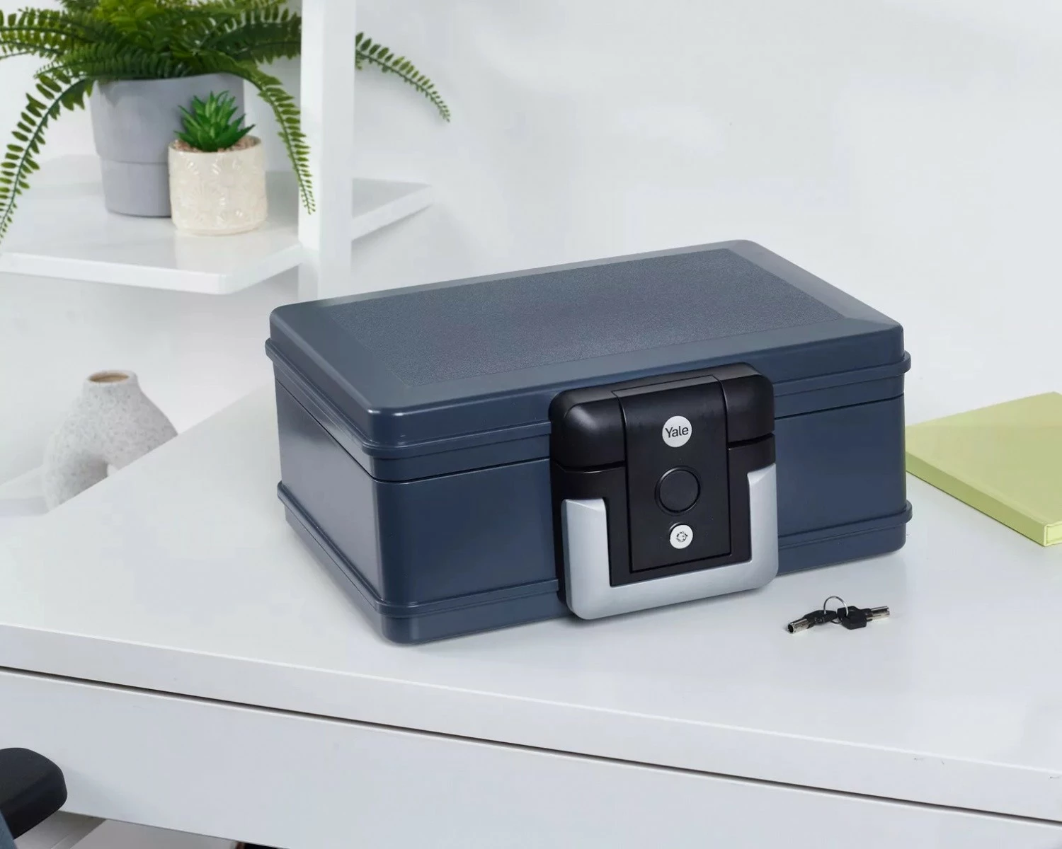 Ognjevarna mala kaseta YALE HOME YFC/154/KB1, 5 L, siva