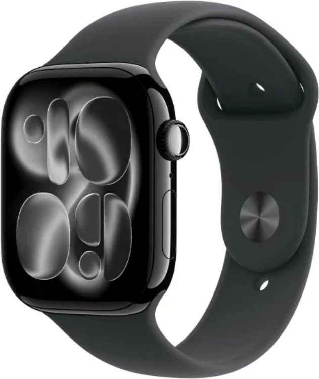 Pametna ura Apple Watch Series 11 GPS + Cellular, 46 mm, 64 GB, športni pašček črn S/M