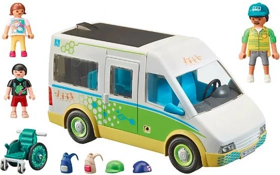 Igrača set šolski avtobus Playmobil City Life 71329, 53 delov