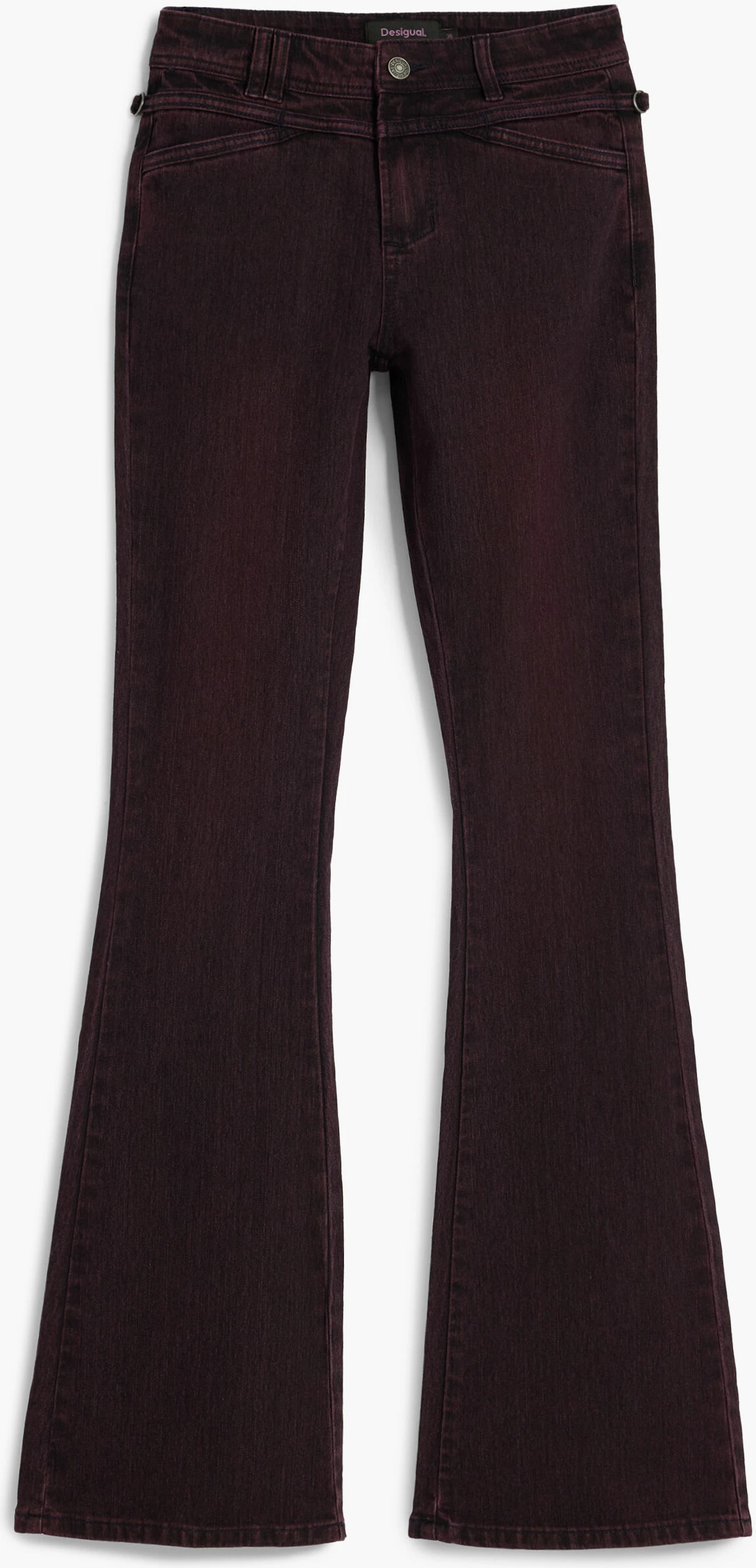 Jeans hlače za ženske Desigual, vijolične