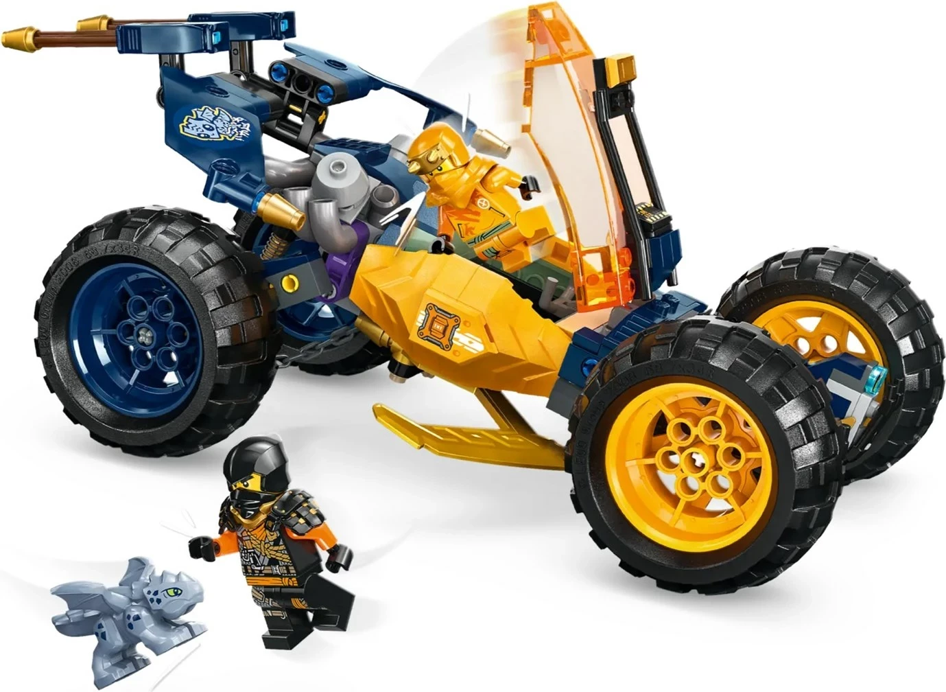 Igralni set NINJAGO 71811 Arin's Ninja terenski buggy, LEGO, 4 minifigure
