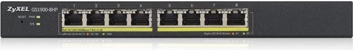 Omrežni stikalo Zyxel GS1900-8HP-EU0103F