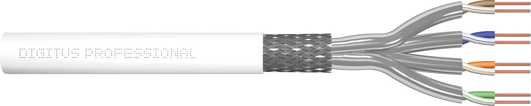 Mrežni kabel Cat7 305 m S/FTP, Digitus, bel