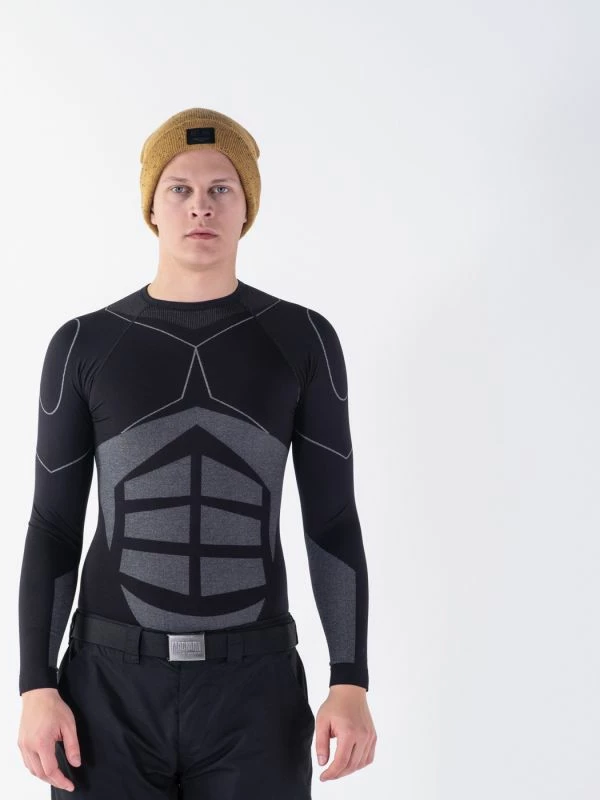 Termoaktivna majica za moške Magnum, črna