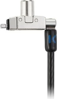 Zaklep za prenosnik Kensington N17, 1,83 m, karbonsko jeklo, črn, srebrn