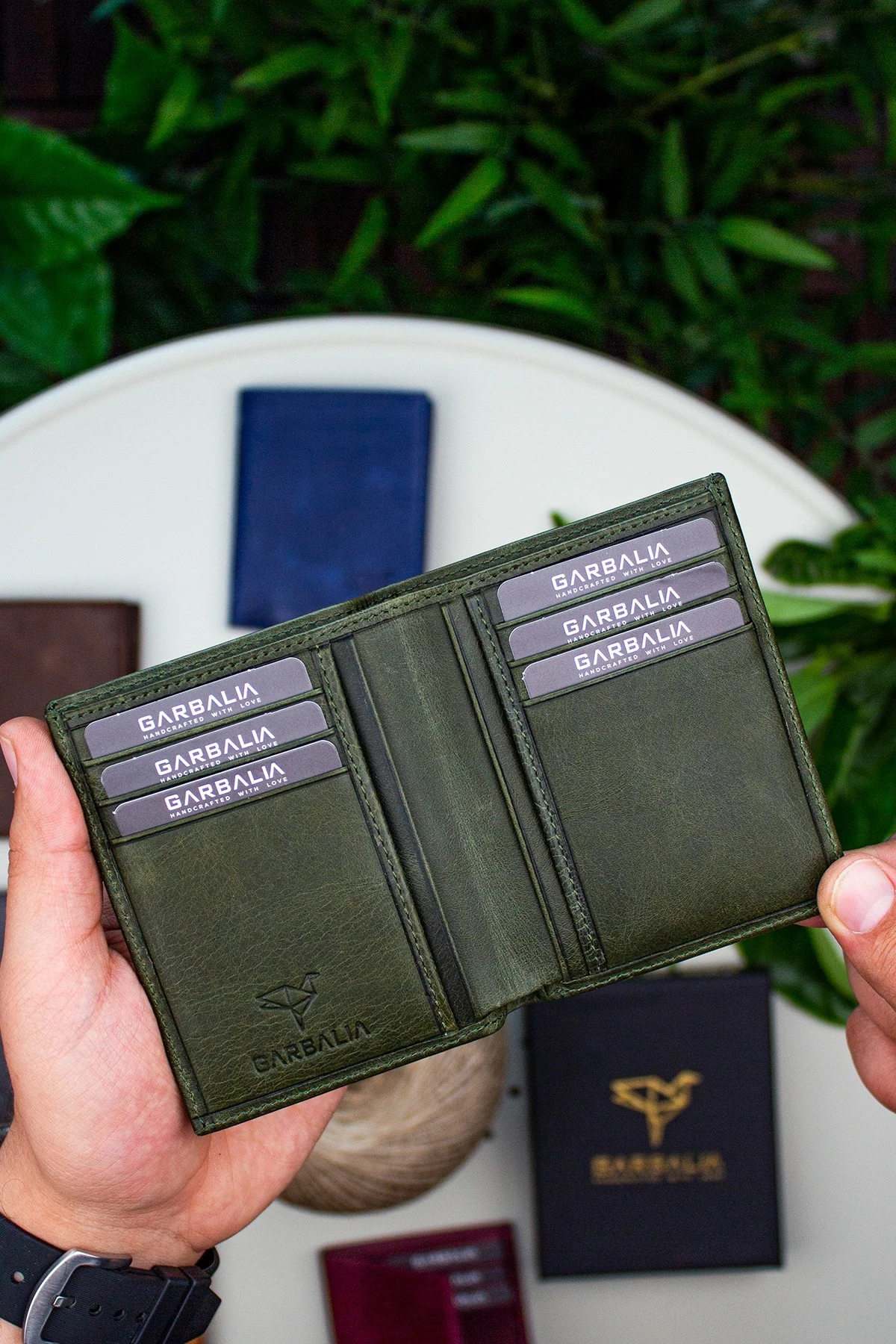 Držalo za kartice Zoozie Bags Utah, zeleno