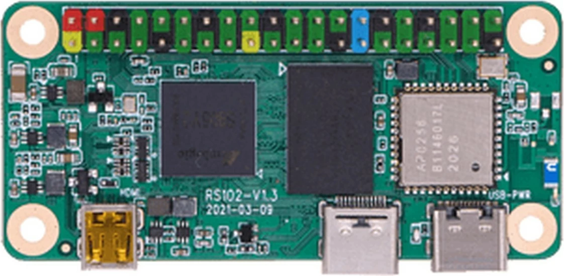 Majhen računalnik ALLNET Radxa Zero 512MB, D0H, Pin Leiste