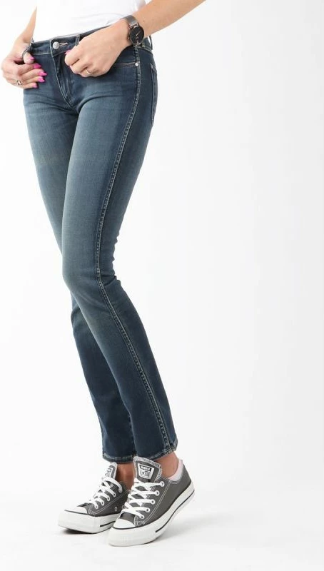 Ozke dolge hlače za ženske Wrangler, grafit