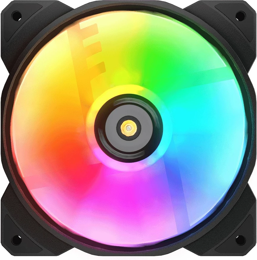 Ventilator za računalniško ohišje Cougar MHP 120 ARGB, 120 mm, črn