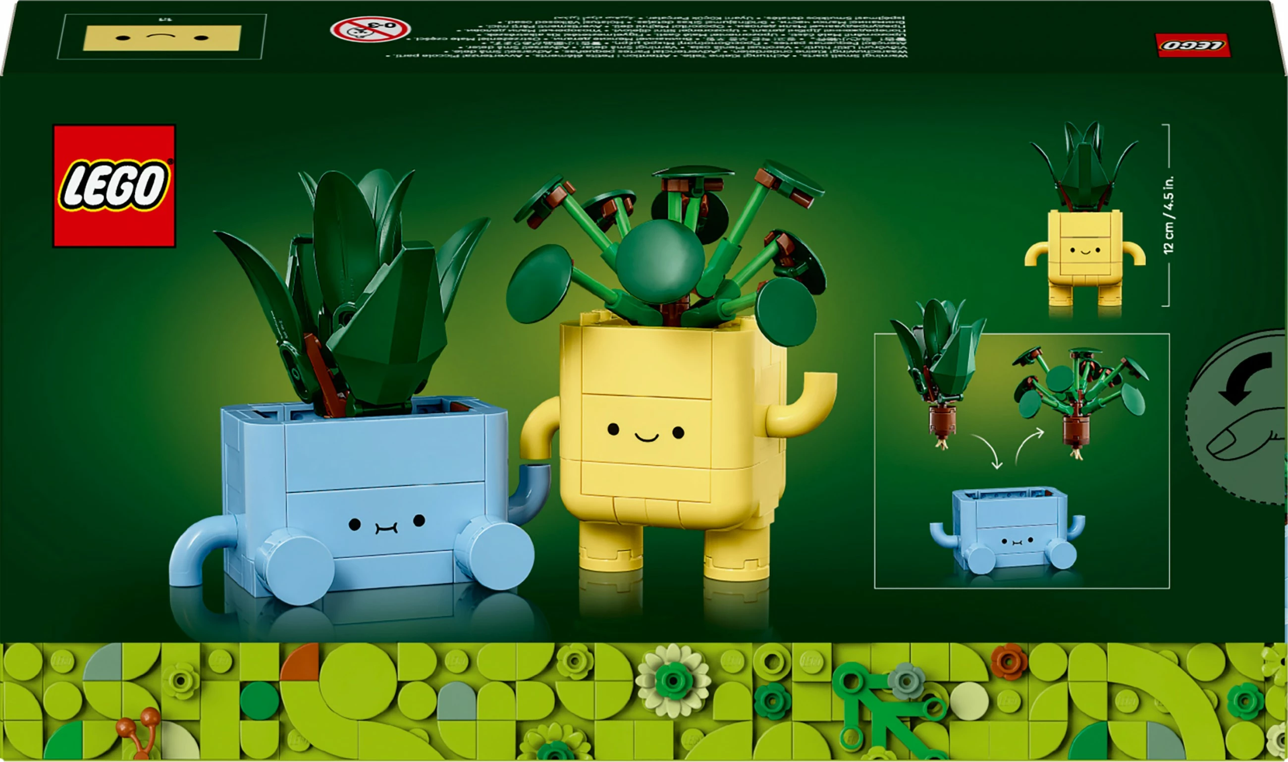 Komplet za sestavljanje dekorativnih rastlin LEGO Botanicals 10349, 217 kosov, večbarven