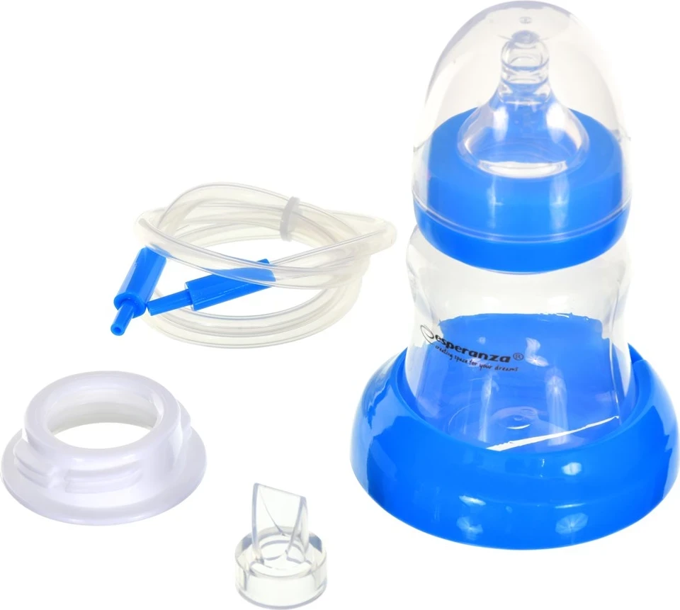 Dojilna črpalka 2 v 1, 150 ml, modro/bela Esperanza ECM003B