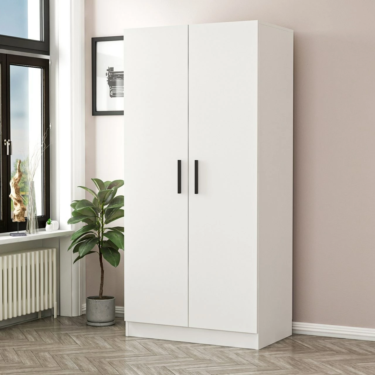 Omarica Skye Decor Kale, veriga, bela, 210 cm
