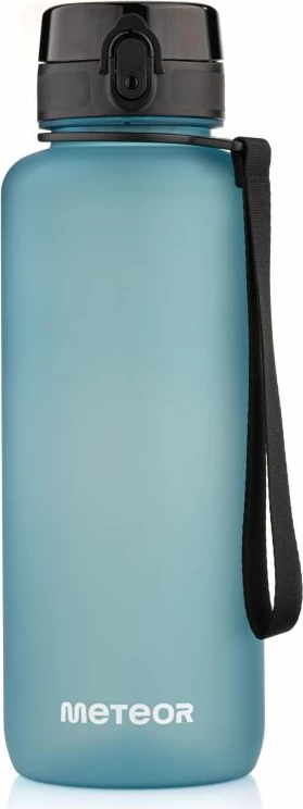 Športna steklenica Meteor, sivo-modra