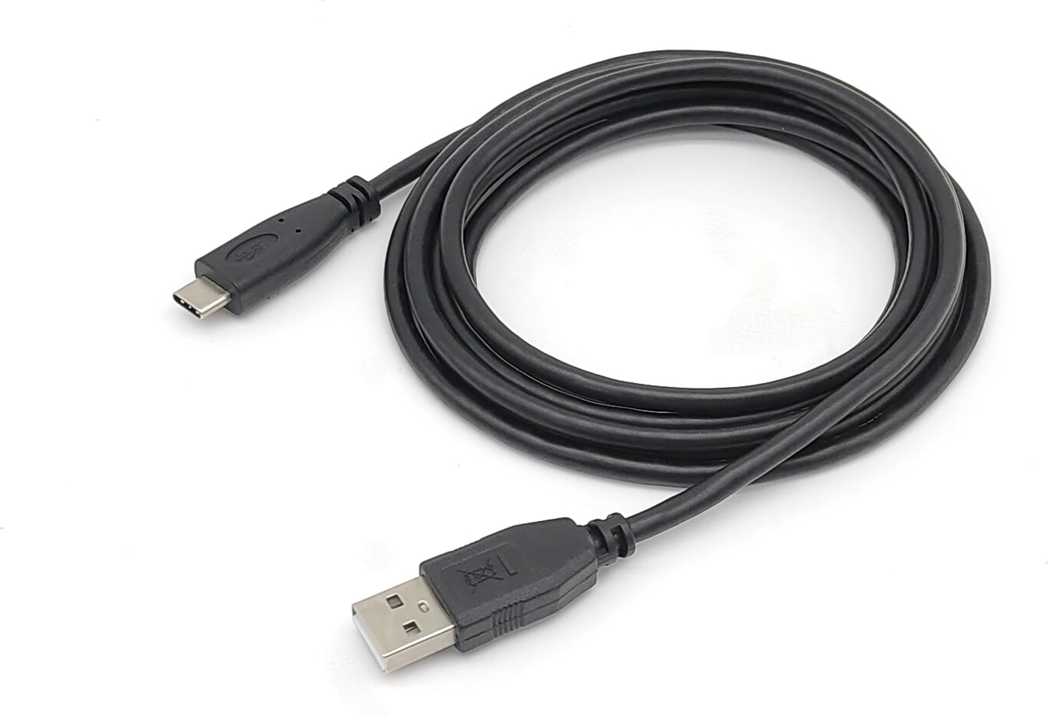 USB kabel Type-C na USB A, 3 m, črn - Equip