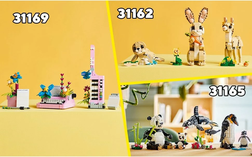 Gradbeno igračo LEGO Creator Siva mačka 31163, večbarvno
