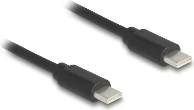 USB C kabel na USB C, 0,75 m, USB 2.0, črn DeLOCK 90369