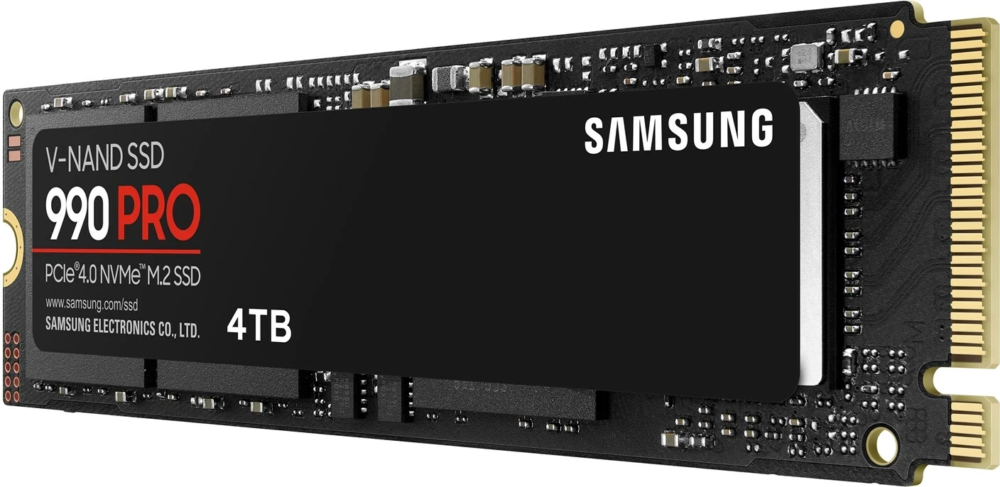 SSD, 4 TB, M.2, PCI Express 4.0, NVMe, V-NAND MLC Samsung 990 PRO