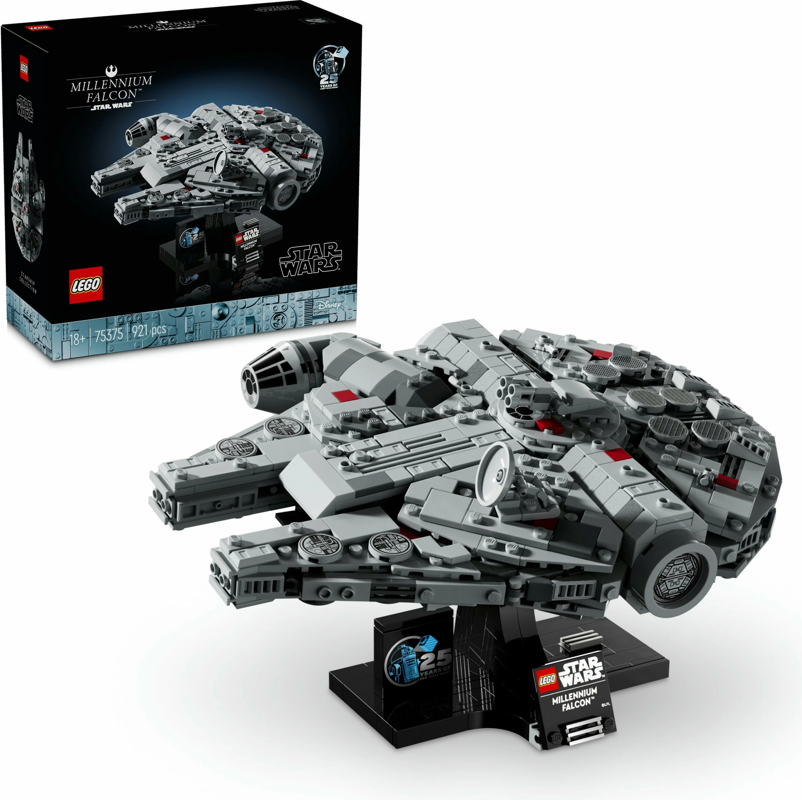 Model zbirateljski Millennium Falcon, LEGO, 18+, 921 kosov, večbarven