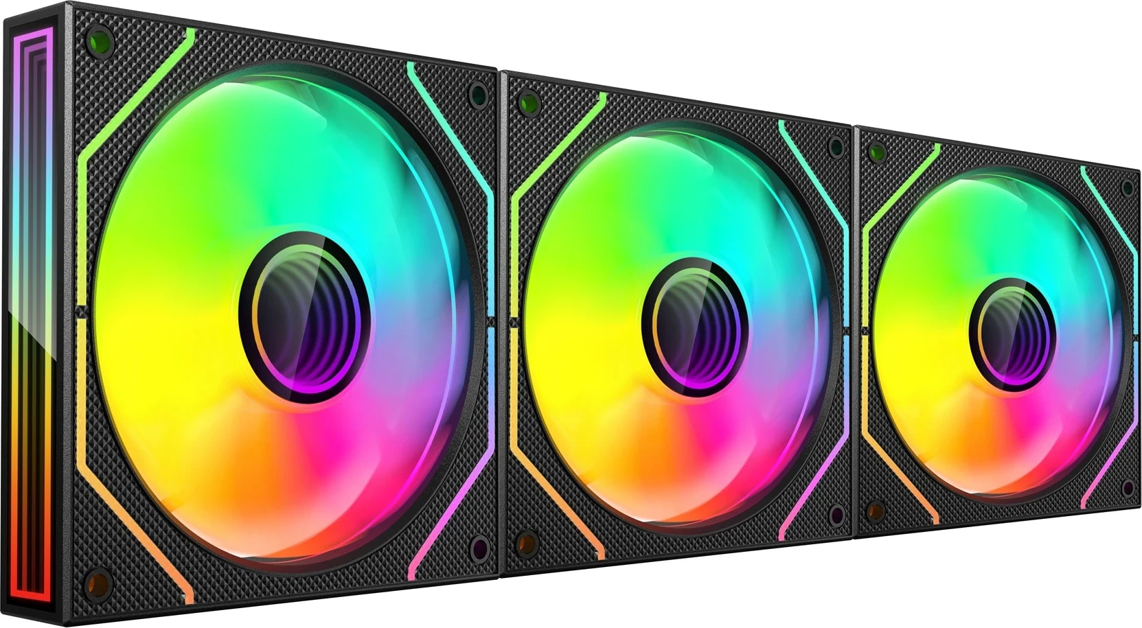 Ventilatorji za ohišje TACENS Mars Gaming MF3DPROKIT, 12 cm, modra LED, komplet 3