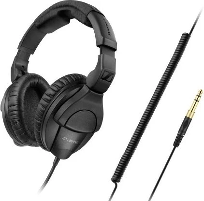 Zaporne studijske slušalke, Sennheiser HD 280 PRO, kablovne 3 m, črne