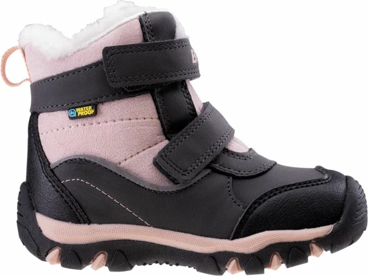 Zimske atletske copate za otroke Bejo Baisy Mid Wp Jr, roza s sivo