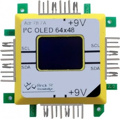 OLED modul 64x48 I2C, +9V, ALLNET 118430