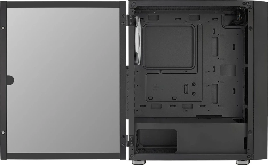 Namizna ohišje PGS Graphite-G-BK-v2 FRGB, Aerocool, črno