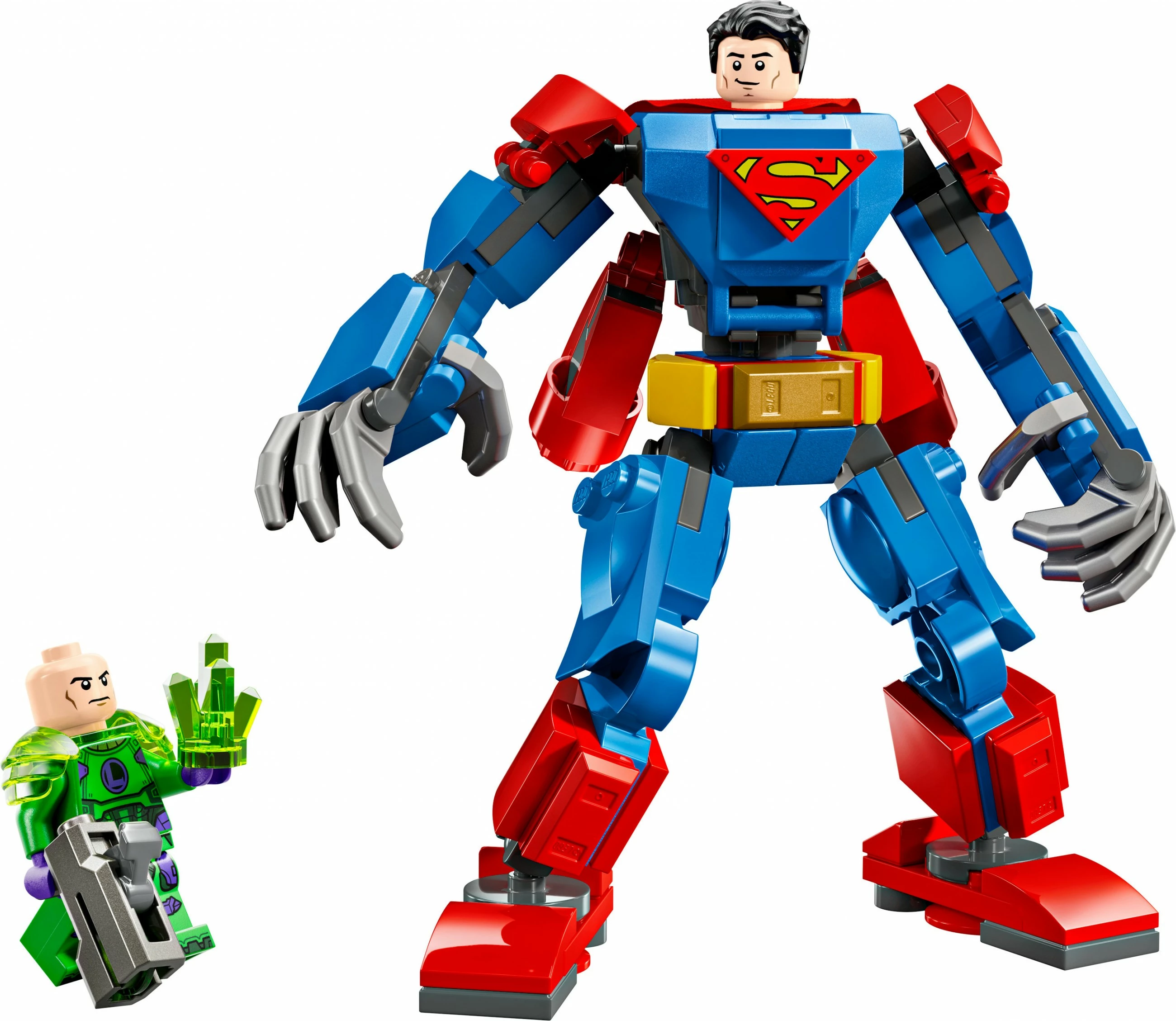 Gradbeni set LEGO DC Super Heroes Superman Mech proti Lex Luthor, 76302, 120 kosov, večbarven