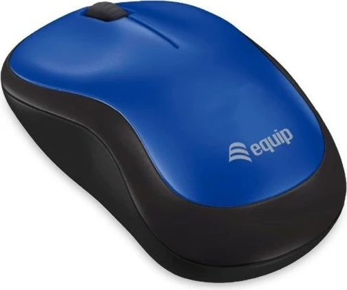 Brezžični optični miška Equip Comfort, ambidekstralna, RF, modra