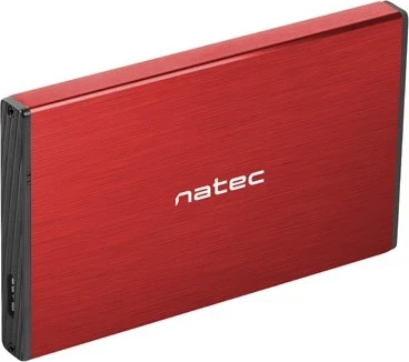 Zunanji nosilec za HDD Natec Rhino Go, 2.5", rdeč