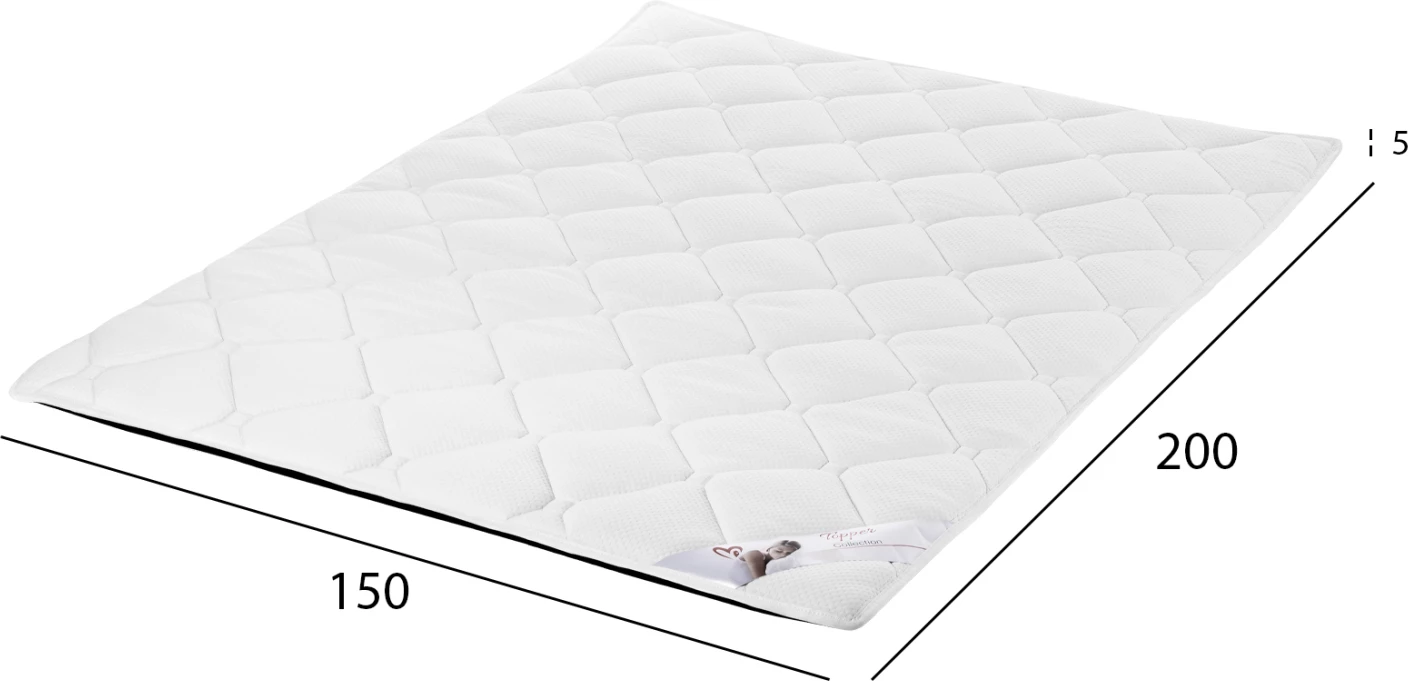 Topper s peno 150x200x5H cm