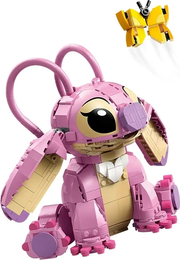 Set gradnje Disney Angel 43257, 782 kosi, rožnat